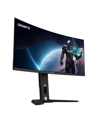 GIGABYTE MO34WQC2 monitoare LCD 86,4 cm (34") 3440 x 1440 Pixel Wide Quad HD OLED Negru