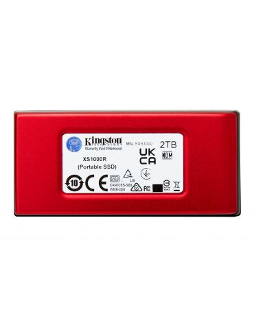 Kingston Technology XS1000 Red 2 TB Roşu