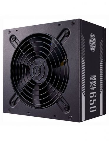 Sursa cooler master  650w (real) mwe 650 bronze v2 silent hdb fan 120mm 80 plus bronze 4x pci-e (6+2) 8x s-ata mpe-6501-acaab-eu
