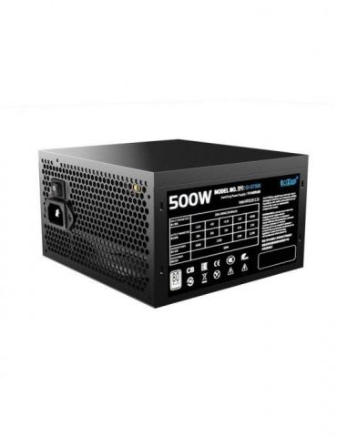 Sursa pccooler 500w (real) 120mm silent fan 80 plus max 87% eficienta 2x pci-e (6+2) 6x s-ata gi-st500  (include tv 1.75lei) Pcc