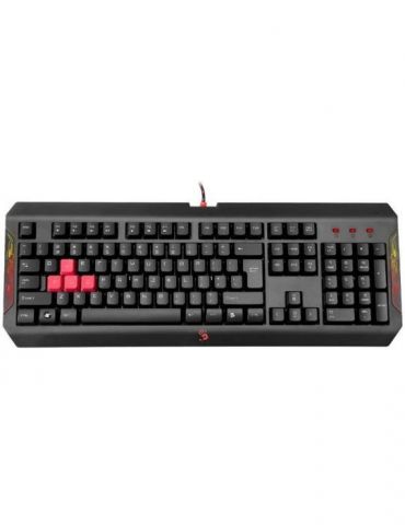 Tastatura a4tech - gaming bloody gaming cu fir 1.8m 106 taste format standard  usb negru q100 (include tv 0.8lei) A4tech - 1 - Tik.ro