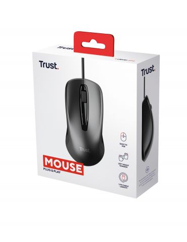 Trust 24657 mouse-uri Birou Ambidextru USB Tip-A Optice 1200 DPI