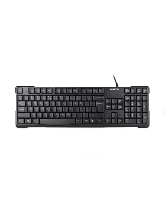 Tastatura a4tech kr750 cu fir 105 taste format standard  usb negru kr-750-usb 45504985 (include tv 0.8lei) A4tech - 1