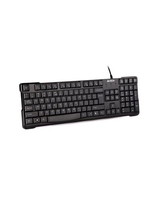 Tastatura a4tech kr750 cu fir 105 taste format standard  usb negru kr-750-usb 45504985 (include tv 0.8lei) A4tech - 1