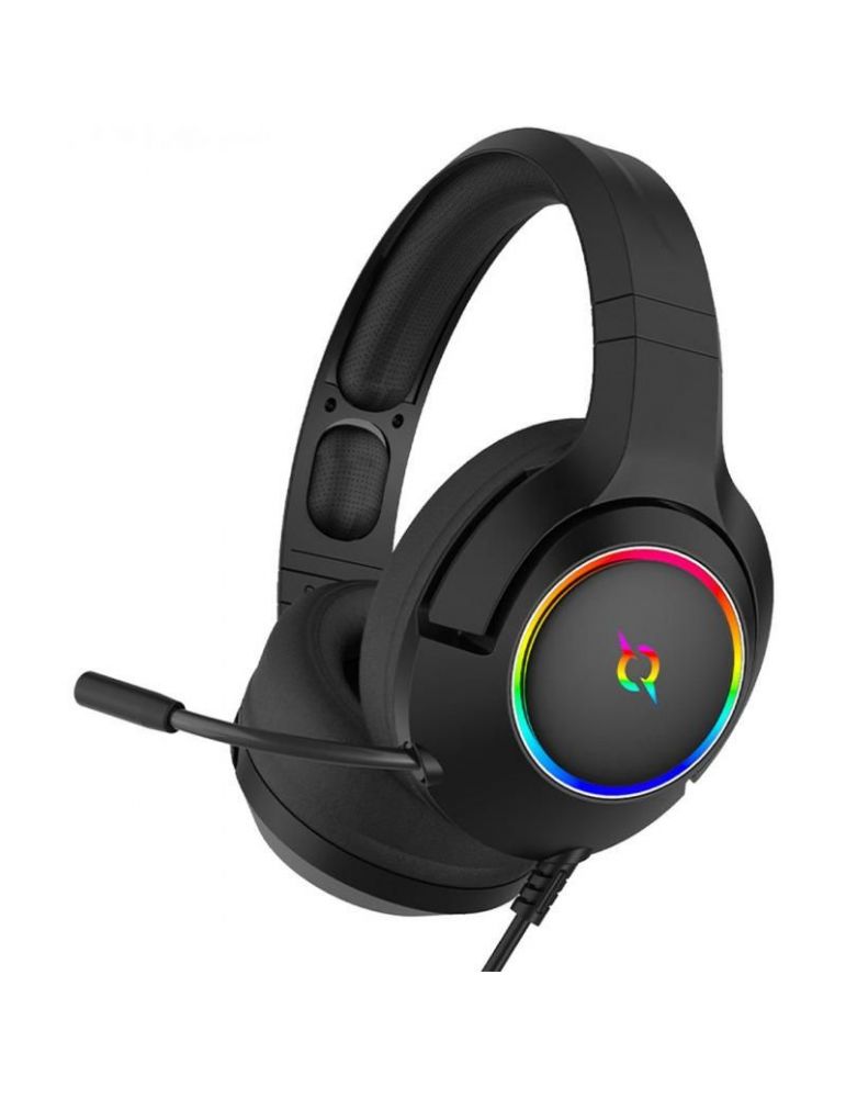Casti over-ear AQIRYS Vega, sistem de sunet 7.1 Virtual Surround, cu fir, cu microfon retractabil, interfata USB 2.0