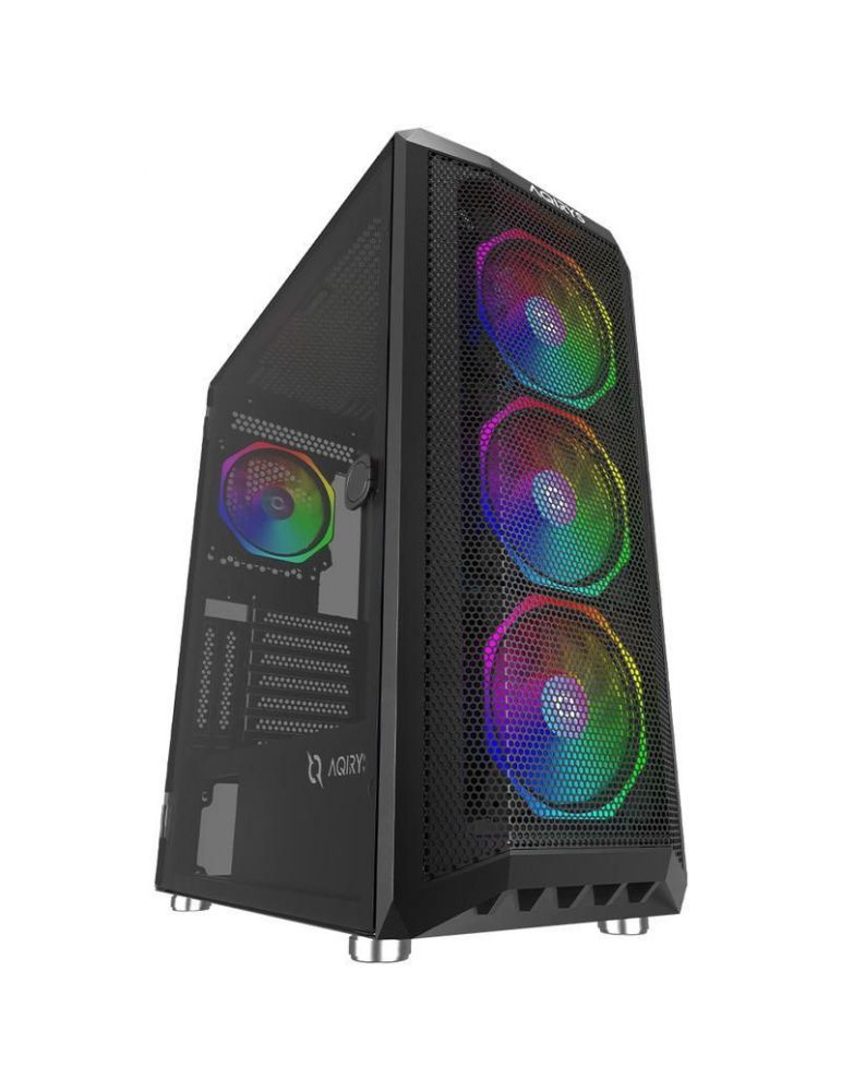 Carcasa Aqirys Naos Midi Tower, fara sursa, Black