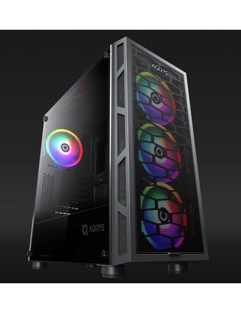 Carcasa Aqirys Arcturus Midi Tower Black RGB