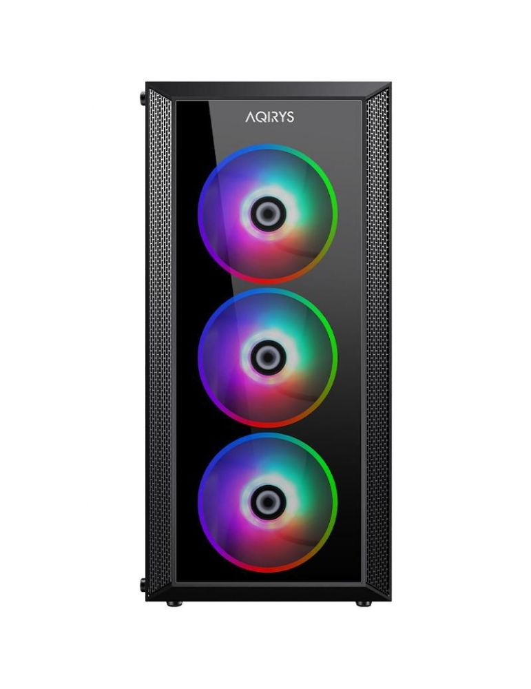 Carcasa Aqirys Rigel Midi Tower, fara sursa, Black