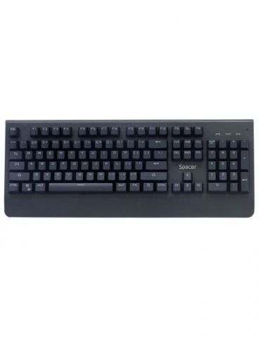 Tastatura mecanica spacer usb switch-uri mecanice albastre 50 mil. apasari 104 taste anti-ghosting 26 taste anti-spill palm rest