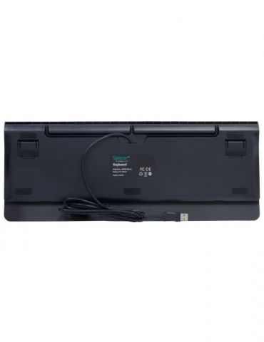 Tastatura mecanica spacer usb switch-uri mecanice albastre 50 mil. apasari 104 taste anti-ghosting 26 taste anti-spill palm rest