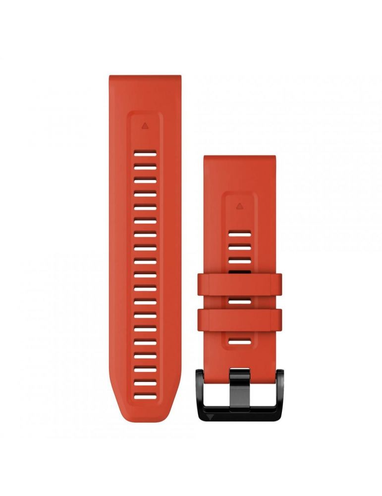 Garmin Curea Ceas QuickFit 26 Red Silicone Acc,fenix 6X 26mm QuickFit 26 Red Silicone