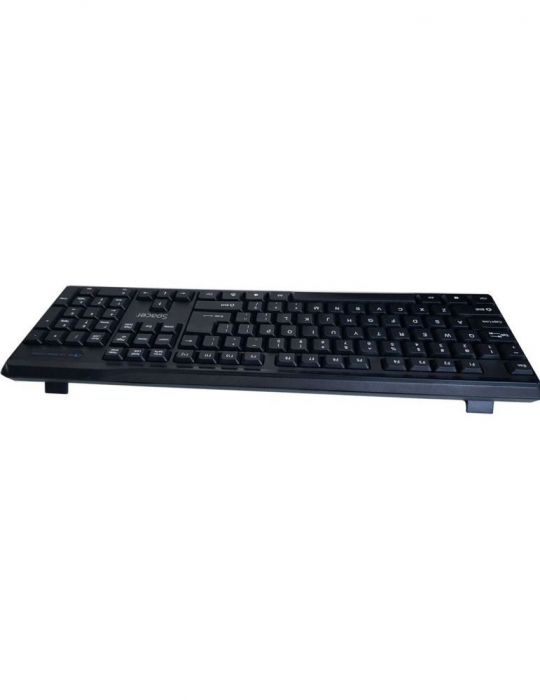 Kit wireless spacer tastatura wireless + mouse wireless black spds-1100   (include tv 0.8lei) Spacer - 1