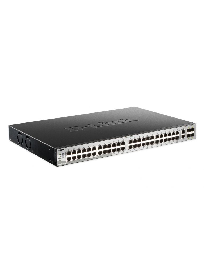 D-Link DGS-3130-54TS Gestionate L3 Gigabit Ethernet (10/100/1000) Negru, Gri