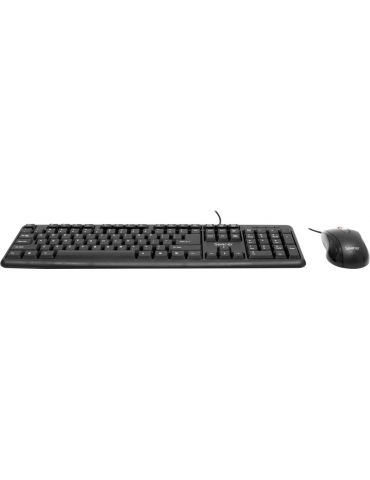 Kit wired spacer usb tastatura spkb-s62 + mouse optic spmo-f01 black spds-s6201 45505412   (include tv 0.8lei) Spacer - 1