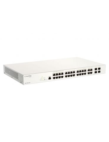 D-Link DBS-2000-28P switch-uri Gestionate L2 Gigabit Ethernet (10 100 1000) Power over Ethernet (PoE) Suport Gri
