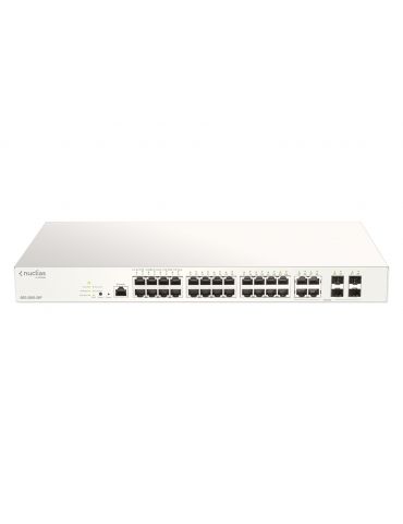 D-Link DBS-2000-28P switch-uri Gestionate L2 Gigabit Ethernet (10 100 1000) Power over Ethernet (PoE) Suport Gri