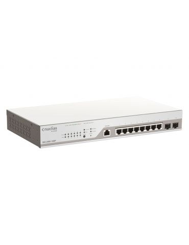D-Link DBS-2000-10MP switch-uri Gestionate L2 Gigabit Ethernet (10 100 1000) Power over Ethernet (PoE) Suport Gri
