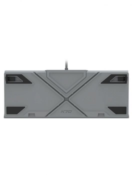 Tastatura corsair - gaming cu fir 104 taste format standard  mecanica switch cherry mx speed usb alb ch-9109114-na (include tv 0