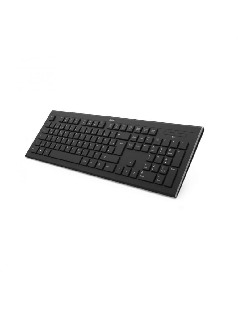 Tastatura Hama Cortino Wireless, layout RO, 105 taste, negru