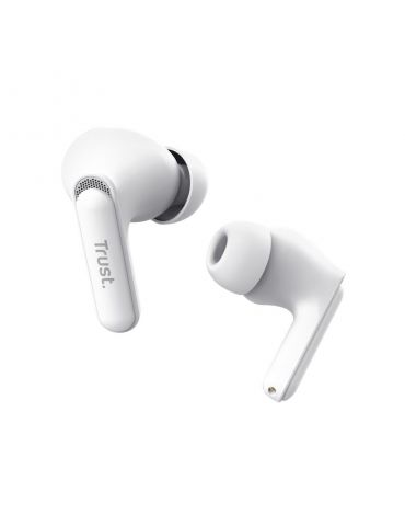 Trust Yavi Căști True Wireless Stereo (TWS) În ureche Apeluri Muzică USB tip-C Bluetooth Alb