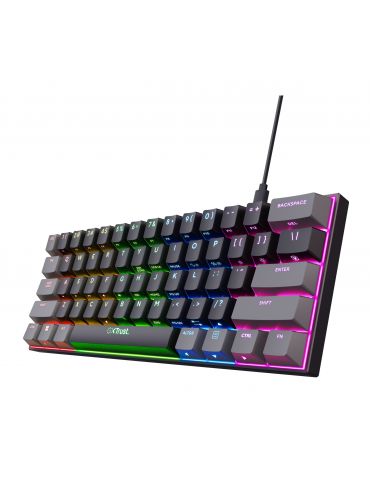 Trust GXT 867 Acira tastaturi Gaming USB QWERTY Engleză SUA Negru - Tik.ro