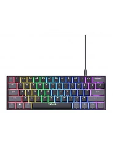 Trust GXT 867 Acira tastaturi Gaming USB QWERTY Engleză SUA Negru