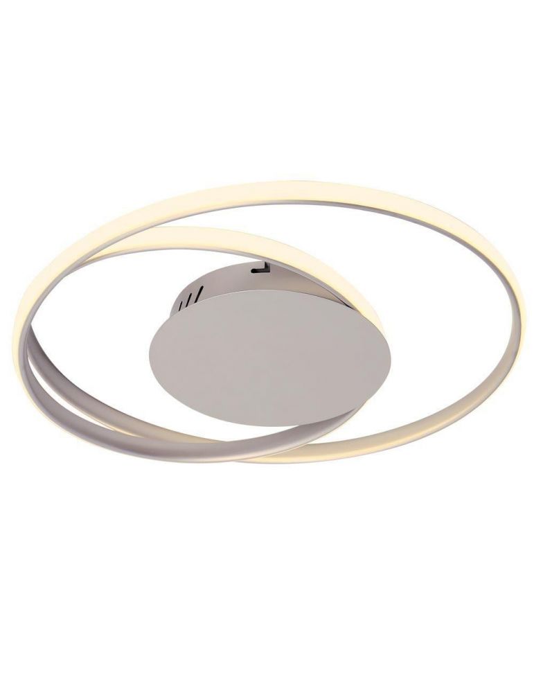 Plafoniera LED Vivalux ODEON, 38W, 2143 lm, lumina neutra (4000K), 120°, IP20, Ø440x130mm, 25000h, Nichel satinat