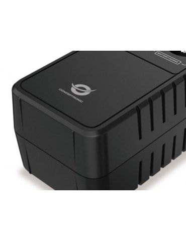 Conceptronic ZEUS05E surse neîntreruptibile de curent (UPS) Standby (Offline) 0,65 kVA 360 W 6 ieșire(i) AC