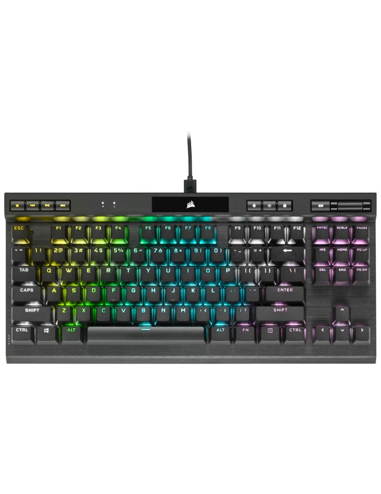 Tastatura Corsair K70 RGB TKL CHAMPION SERIES Cherry MX Red, RGB LED, USB, Black