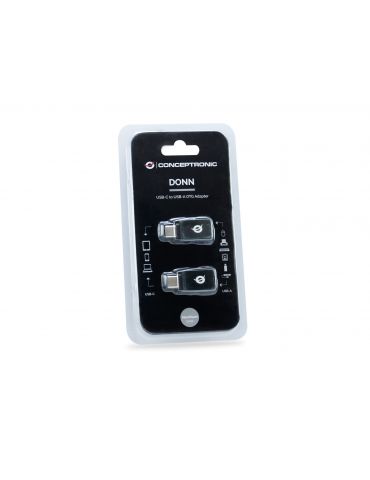 Conceptronic DONN03G adaptor mufă cablu USB 3.1 Gen 1 Type-C USB 3.1 Gen 1 Type-A Negru