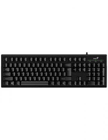 Tastatura genius usb 104 taste black smart kb-101 31300006400  (include tv 0.8lei) Genius - 1 - Tik.ro