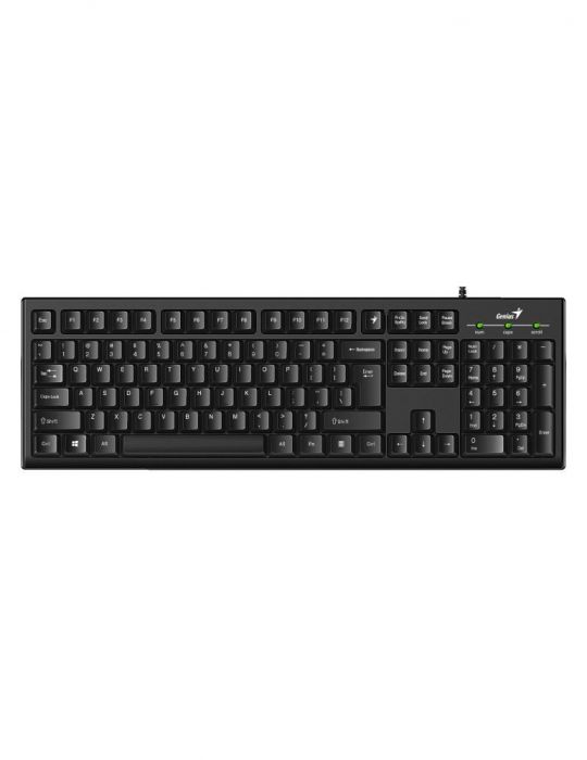Tastatura genius usb 104 taste black smart kb-100 31300005400  (include tv 0.8lei) Genius - 1