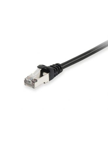 Equip 606103 cabluri de rețea Negru 1 m Cat6a S FTP (S-STP)