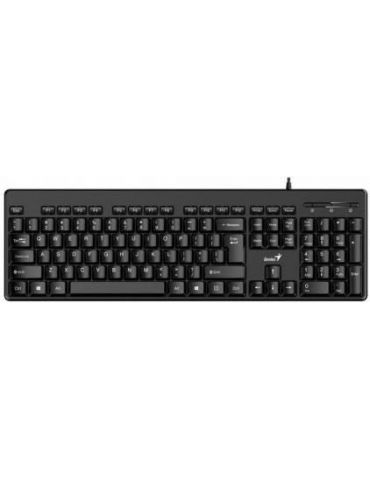 Tastatura genius usb 104 taste black kb-116 31300008400  (include tv 0.8lei) Genius - 1 - Tik.ro