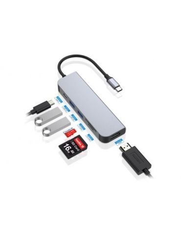Conceptronic DONN02G stații de andocare și replicatoare de porturi pentru calculatoare portabile USB 3.2 Gen 1 (3.1 Gen 1)