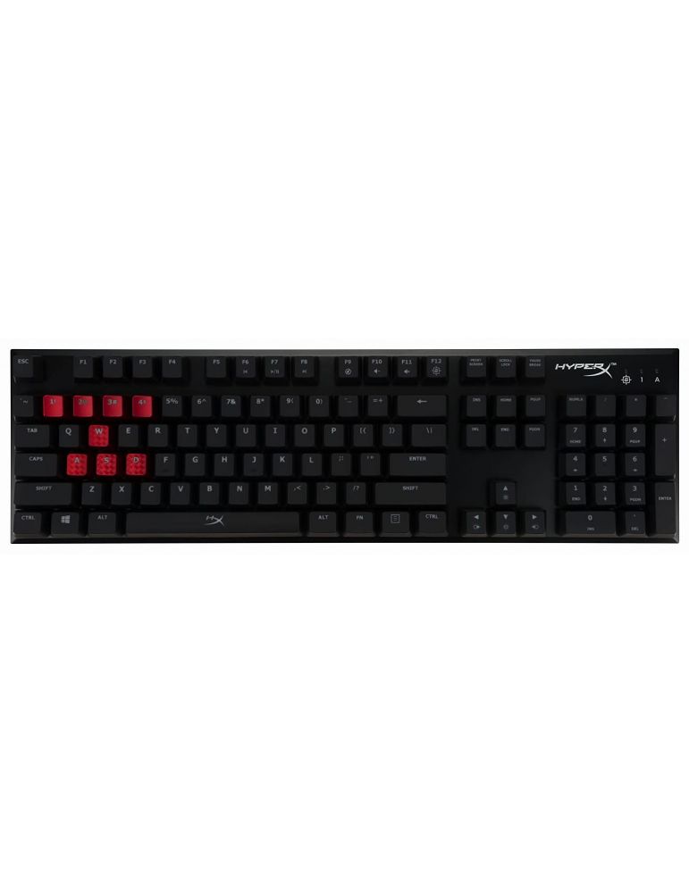 Tastatura kingston - gaming hyperx alloy fps cu fir 104 taste format standard mecanica switch cherry mx brown usb negru hx-kb1b