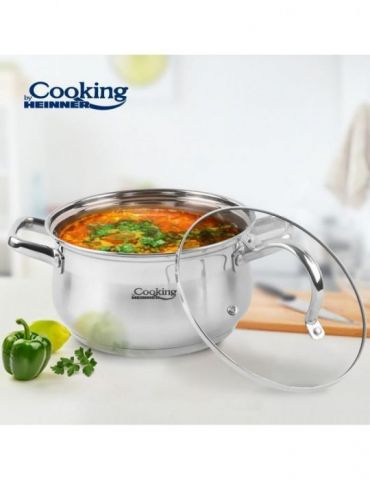 Stainless steel pot+lid 24... - Tik.ro