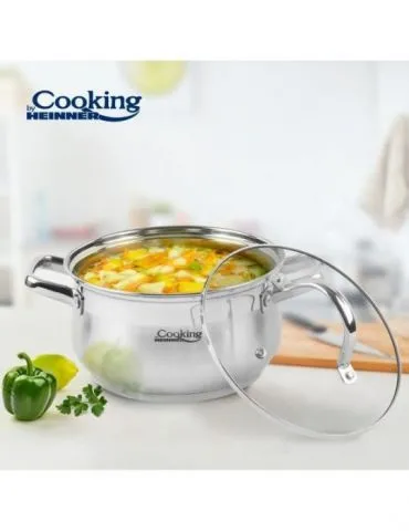 Stainless steel pot+lid 22... - Tik.ro