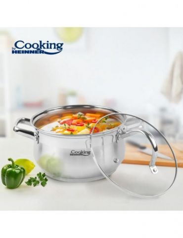 Stainless steel pot+lid 20... - Tik.ro