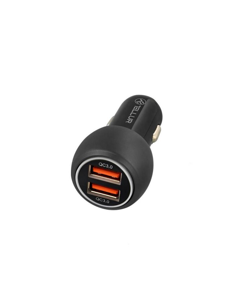 Incarcator auto tellur fcc8 6a 36w (qc 3.0 + qc