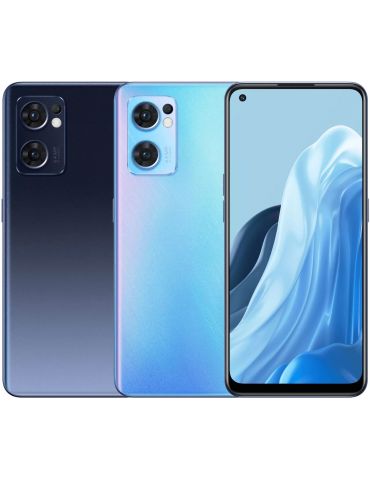 OPPO Reno 7 5G 16,3 cm (6.4") Dual SIM Android 11 USB tip-C 8 Giga Bites 256 Giga Bites 4500 mAh Albastru