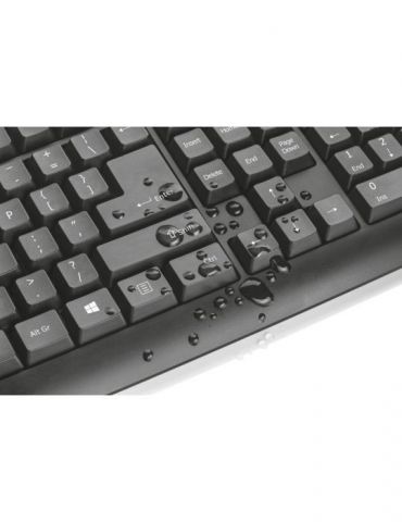 Kit tastatura si mouse trust classicline cu fir 104 taste format standard mouse  2/1 butoane negru tr-21392 (include tv 0.8lei) 