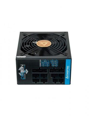 Sursa chieftec 850w (real) proton series modulara fan 14cm certificare 80plus bronze 1x cpu 4+4 1x cpu 8 6x pci-e (6+2) 9x sata 
