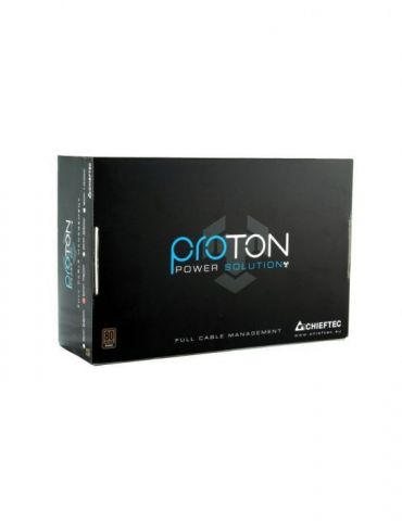 Sursa chieftec 750w (real) proton series modulara fan 14cm certificare 80plus bronze 1x cpu 4+4 4x pci-e (6+2) 6x sata bdf-750c 