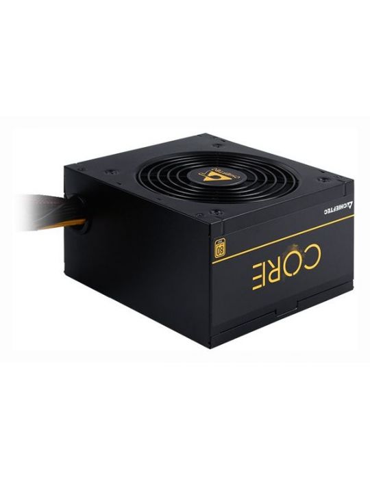 Sursa chieftec 600w (real) core series fan 12cm certificare 80plus gold 1x cpu 4+4 2x pci-e (6+2) 6x sata bbs-600s (include tv 1