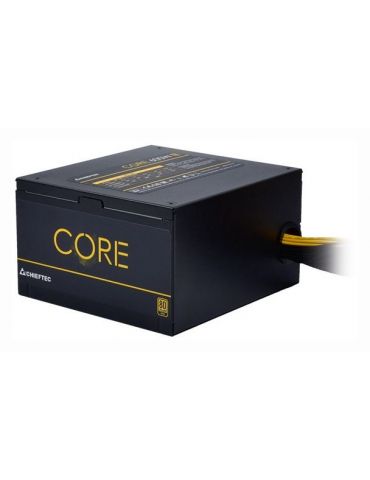 Sursa chieftec 600w (real) core series fan 12cm certificare 80plus gold 1x cpu 4+4 2x pci-e (6+2) 6x sata bbs-600s (include tv 1