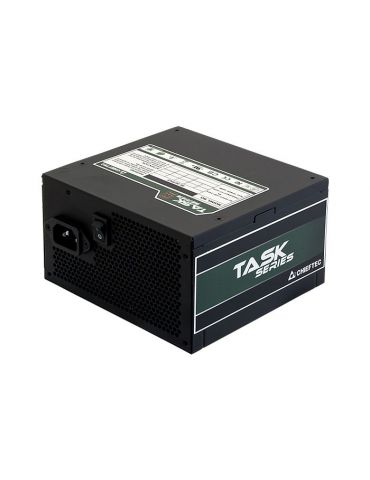 Sursa chieftec 500w (real) task series fan 12cm certificare 80plus bronze 1x cpu 4+4 1x pci-e (6+2) 5x sata tps-500s (include tv