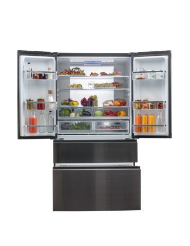 Haier FD 100 Serie 7 HB26FSNAAA frigidere cu unități alipite (side by side) De sine stătător 750 L E Negru