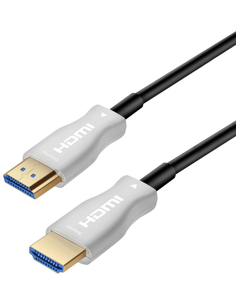 Cablu Premium Cord KPHDM21X20, HDMI-HDMI 2.0b Optical Active, negru