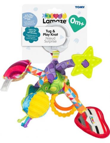 Lamaze Tug play knot jucării de atârnat pentru bebeluși